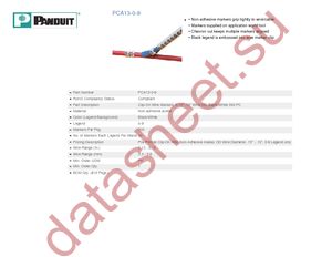 PCA13-0-9 datasheet  