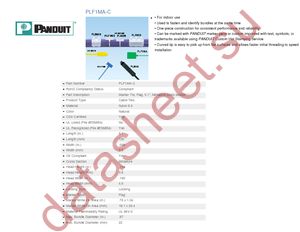 PLF1MA-C datasheet  