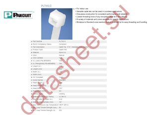 PLT5S-C datasheet  