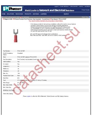 PV18-10F-MY datasheet  