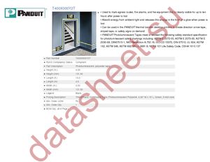 T400X000Y2T datasheet  