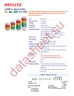 WME-102A-R datasheet  