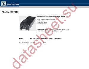 PSA16U-480(POE) datasheet  