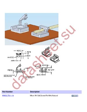 MWSLTB-1-19-100PK datasheet  