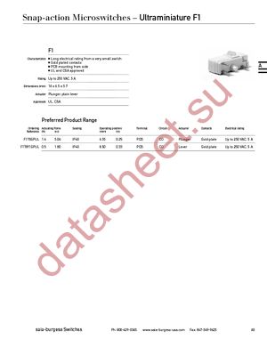 F1T8YR1GP-UL datasheet  