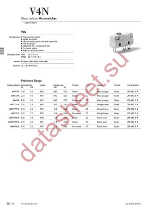 V4NST7YC-UL datasheet  