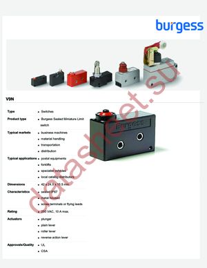 V9NLR datasheet  