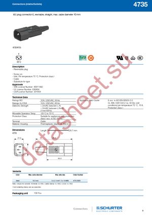 4735.0000 datasheet  