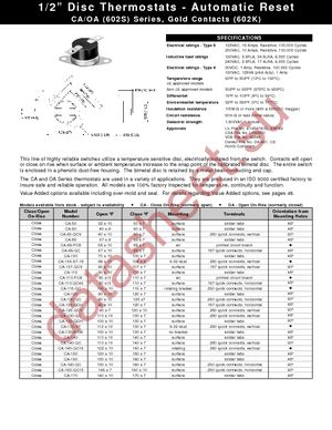 OA-120 datasheet  