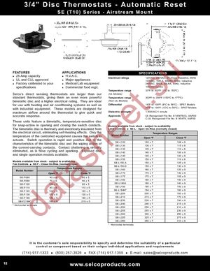 SE-L120 datasheet  