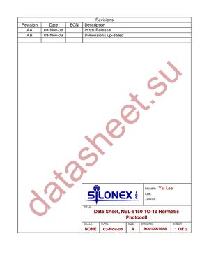 NSL-5150 datasheet  