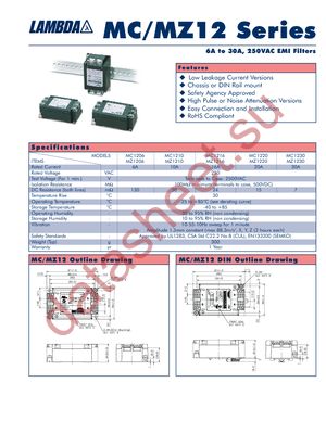 MC1206 datasheet  