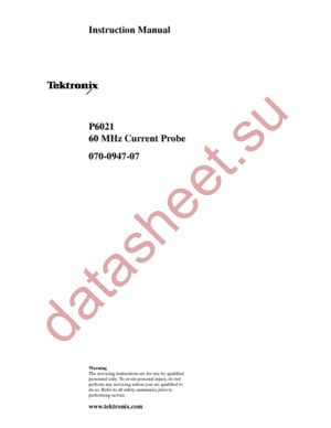 P6021 datasheet  