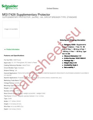 MG17426 datasheet  