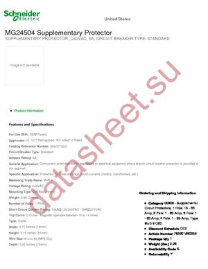 MG24504 datasheet  