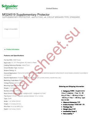 MG24519 datasheet  