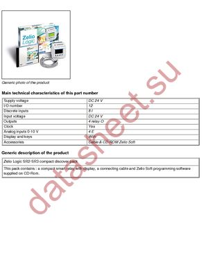 SR2PACKBD datasheet  