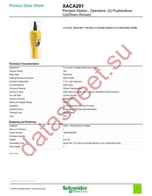 XACA201 datasheet  