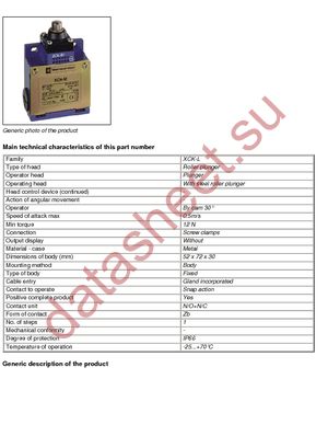 XCKL102 datasheet  