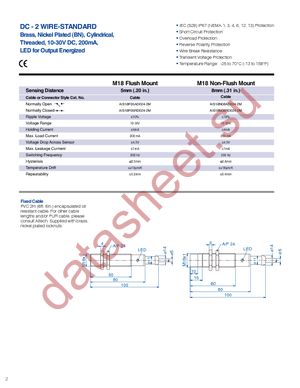 XS108BLNBL2 datasheet  