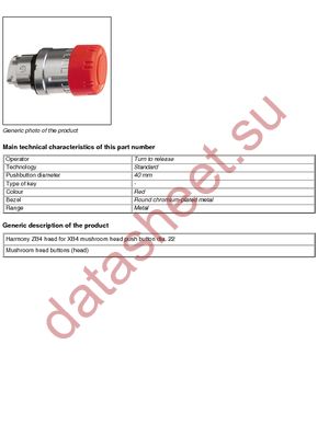 ZB4BS54 datasheet  