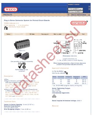 120-A-111-02 datasheet  