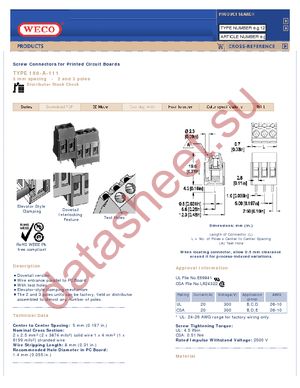 150-A-111-02 datasheet  